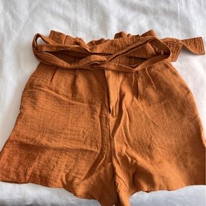 Brown shorts from Target. brand is A New Day